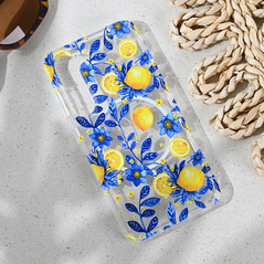 Zastitna maska (futrola) print Magsafe - Samsung S911B Galaxy S23 Mediteran Lemon.