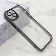 Zastitna maska (futrola) DIAMOND LENS - iPhone 14 Plus (6.7) crna (MS).