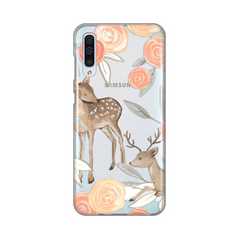 Zastitna ultra tanka (skin) maska / futrola PRINT - Samsung A307F/A505F/A507F Galaxy A30s/A50/A50s Flower Deer.