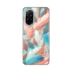Zastitna silikonska maska (futrola) PRINT - Xiaomi Redmi A5(173mm) Pastel Feathers.