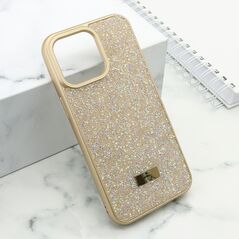Zastitna maska (futrola) DIAMOND SELECTION - iPhone 15 Pro Max (6.7) zlatna (MS).