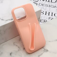 Zastitna maska (futrola) LIPSTICK - iPhone 15 Pro Max (6.7) roze (MS).