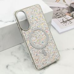 Zastitna maska (futrola) GLAM GLOW MagSafe - Samsung S937 Galaxy S25 Edge 5G zlatna (MS).