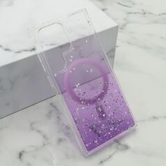 Zastitna maska (futrola) Simple Sparkle MagSafe - Samsung S928 Galaxy S24 Ultra 5G ljubicasta (MS).