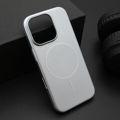 Zastitna maska (futrola) PURE mat MagSafe - iPhone 16 Pro (6.3) srebrna (MS).