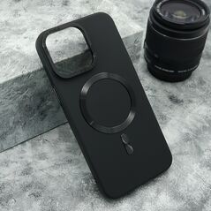 Zastitna maska (futrola) TRUE COLOR MAGSAFE - iPhone 15 Pro Max (6.7) crna (MS).