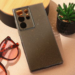 Zastitna maska (futrola) Sparkle Dust - Samsung Galaxy S23 Ultra crna.