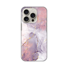 Zastitna silikonska maska (futrola) PRINT - iPhone 16 Pro Pink Marble.