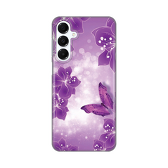 Zastitna silikonska maska (futrola) PRINT - Samsung A165F Galaxy A16 Butterfly and Flowers.