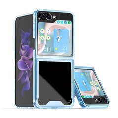 Zastitna maska (futrola) providna TPU - Samsung F731B Galaxy Z Flip 5 5G plava.
