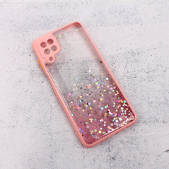 Zastitna maska (futrola) okvir Glitter - Samsung A125F Galaxy A12 roze.