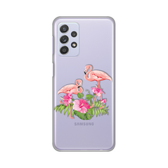 Zastitna ultra tanka (skin) maska / futrola PRINT - Samsung A336 Galaxy A33 5G Flamingo.