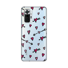 Zastitna ultra tanka (skin) maska / futrola PRINT - Xiaomi Redmi Note 10 Pro/Redmi Note 10 Pro Max Heart Pattern.