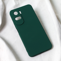 Zastitna maska (futrola) Teracell Soft Velvet - Huawei Honor 90 Lite tamno zelena.