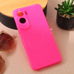 Zastitna maska (futrola) Sparkle Dust - Huawei Honor 90 Lite pink.