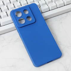 Zastitna maska (futrola) Silikon Pro Camera - Xiaomi Redmi Note 13 Pro 5G (EU) tamno plava.