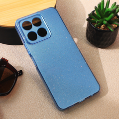 Zastitna maska (futrola) Sparkle Dust - Huawei Honor X6a plava.