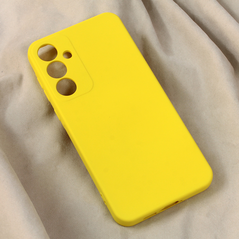 Zastitna maska (futrola) Teracell Soft Velvet - Samsung A556 Galaxy A55 5G zuta.