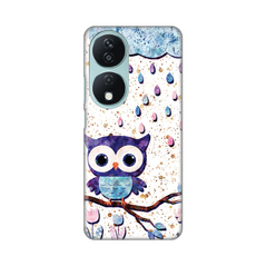 Zastitna ultra tanka (skin) maska / futrola PRINT - Huawei Honor X7b Owl.