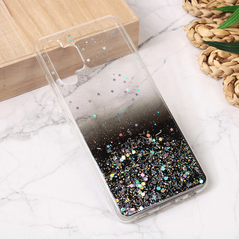 Zastitna silikonska maska (futrola) Glitter - Samsung A325 Galaxy A32 4G (EU) crna.