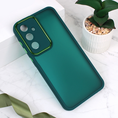 Zastitna maska (futrola) Shining Camera - Samsung A356 Galaxy A35 5G 5G tamno zelena.