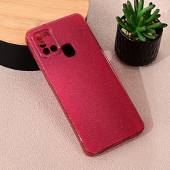 Zastitna maska (futrola) Sparkle Dust - Samsung A217F Galaxy A21s bordo.