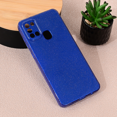 Zastitna maska (futrola) Sparkle Dust - Samsung A217F Galaxy A21s tamno plava.