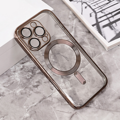 Zastitna maska (futrola) Magsafe Lux - iPhone 16 Pro siva.