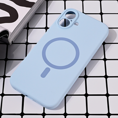 Zastitna maska (futrola) Magsafe Pure color - iPhone 16 Plus 6.7 svetlo plava.