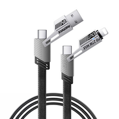 Data kabl REMAX RC-C189 65W Zinc Alloy Braided 4-in-1 Fast Charging, 1m.