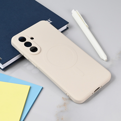 Zastitna maska (futrola) Teracell Giulietta Magsafe - Samsung A566 Galaxy A56 5G bela.