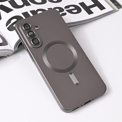 Zastitna maska (futrola) Magsafe Chrome - Samsung A566 Galaxy A56 siva.