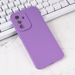 Zastitna maska (futrola) Silikon Pro Camera - Samsung A566 Galaxy A56 5G ljubicasta.