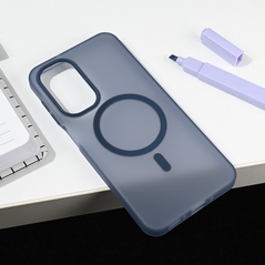 Zastitna maska (futrola) Magsafe Pastel - Samsung A266B Galaxyg A26 5G plava.