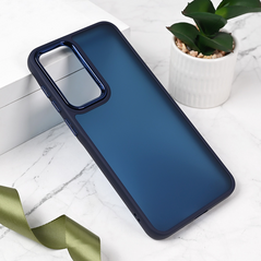 Zastitna maska (futrola) Shining Camera - Samsung A566 Galaxy A56 5G plava.