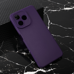 Zastitna maska (futrola) Teracell Giulietta - Realme Note 50 mat tamno ljubicasta.