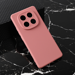 Zastitna maska (futrola) Teracell Giulietta - Xiaomi Redmi Note 14 Pro 4G mat tamno roze.