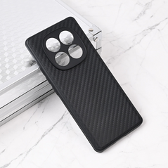 Zastitna maska (futrola) Carbon fiber - Xiaomi Redmi Note 14 Pro 4G (EU) crna.