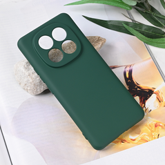 Zastitna maska (futrola) Teracell Soft Velvet - Xiaomi Redmi Note 14 Pro Plus 5G tamno zelena.