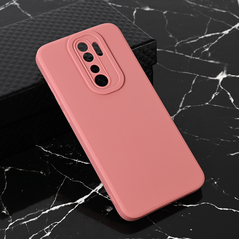 Zastitna maska (futrola) Teracell Giulietta - Xiaomi Redmi Note 8 Pro mat tamno roze.