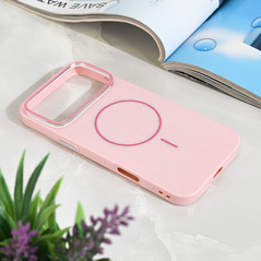 Zastitna maska (futrola) Magsafe Sparkle Dust - iPhone 17 Pro Max 6.9 roze.