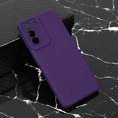 Zastitna maska (futrola) Teracell Giulietta - Samsung G991 Galaxy S21 mat tamno ljubicasta.