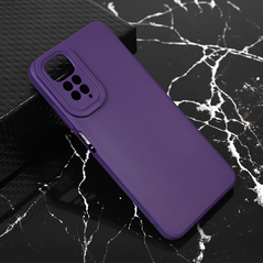 Zastitna maska (futrola) Teracell Giulietta - Xiaomi Redmi Note 11/Redmi Note 11s mat tamno ljubicasta.