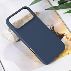 Zastitna maska (futrola) Teracell Soft Velvet - iPhone 17 Pro Max 6.9 tamno plava.