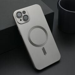 Zastitna maska (futrola) ELEGANT MAGSAFE - iPhone 15 Plus siva (MS).