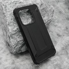 Zastitna maska (futrola) DEFENDER II - Xiaomi Redmi Note 14 4G crna (MS).