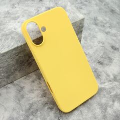 Zastitna maska (futrola) GENTLE COLOR - Iphone 16 Plus (6.7) zuta (MS).
