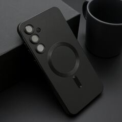 Zastitna maska (futrola) ELEGANT MAGSAFE - Samsung A356 Galaxy A35 5G 5G crna (MS).