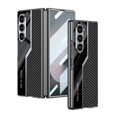 Zastitna maska (futrola) LEATHER STYLE - Samsung Galaxy Z Fold 6 5G karbon crna (GKK case) (MS).