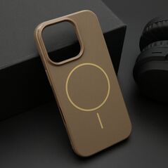 Zastitna maska (futrola) JELLY MagSafe - iPhone 16 Pro (6.3) tamno zlatna (MS).